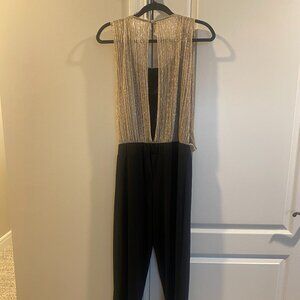 Jumpsuit - Black and Gold